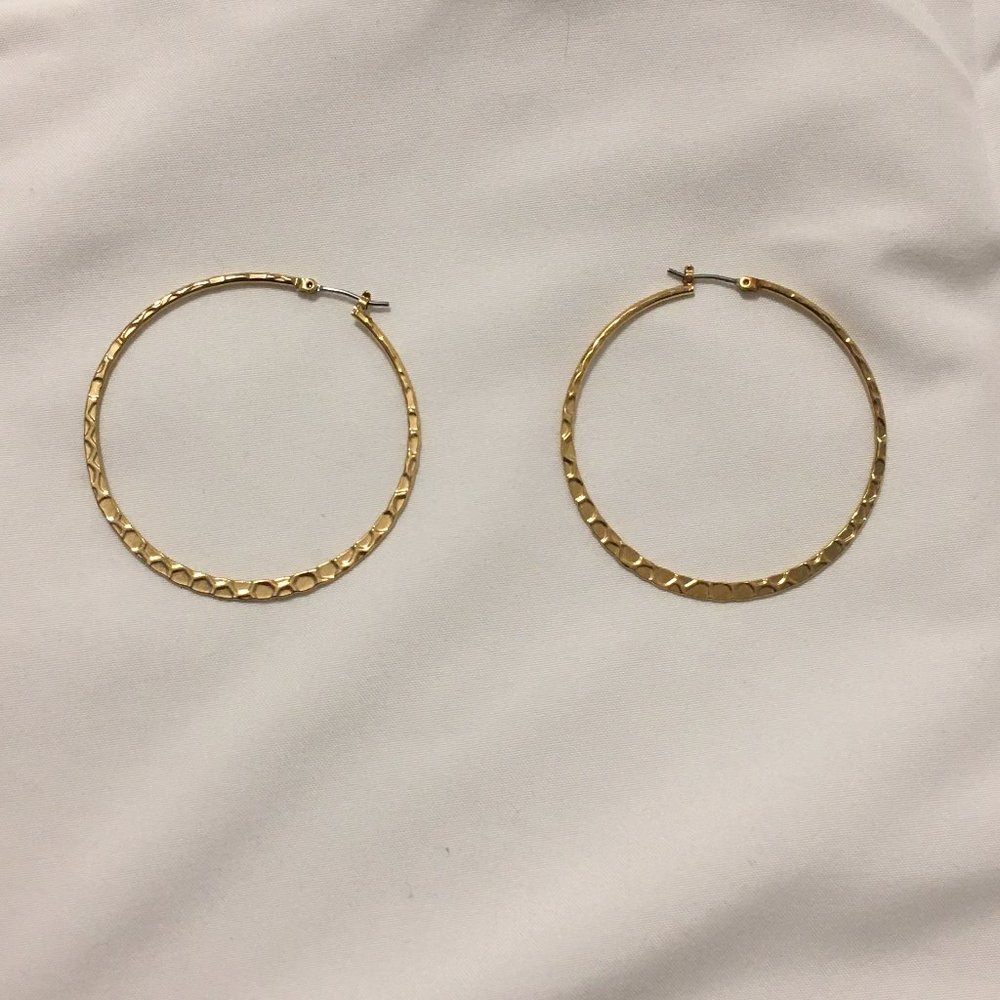 J Crew hoop earrings